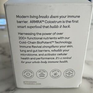 ARMRA Colostrum™ Premium Powder, Grass Fed, Gut Health Bloating Immunity Skin